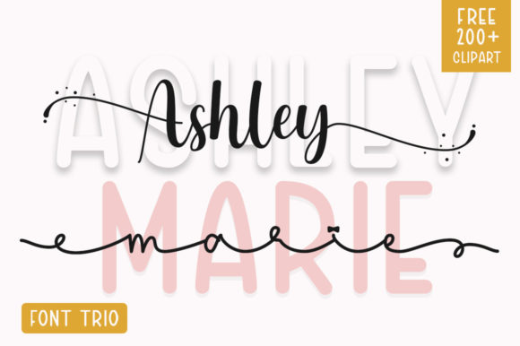 Ashley Marie: A Versatile Duo Font for Modern Creators