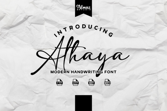 Athaya: A Script Font for Modern Creative Design