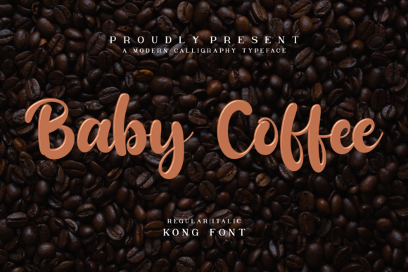 Baby Coffee Font: A Modern Script for Creative Designs