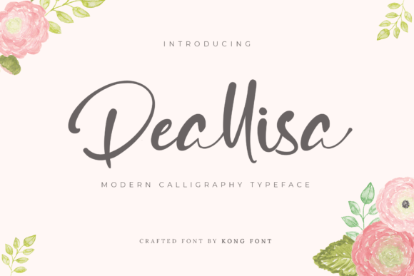Deallisa: A Playful Script Font for Modern Creators