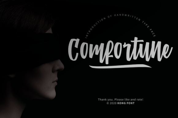 Discover Comfortune: A Playful Handwritten Font for Creatives
