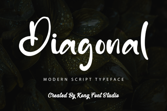 Discover the Diagonal Script Font