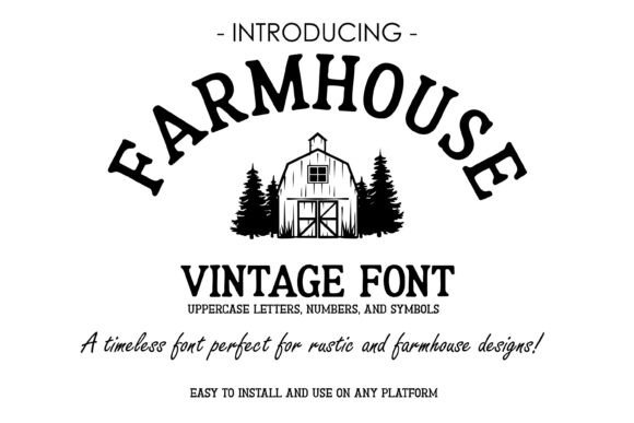 Farmhouse Vintage Font: Timeless Rustic Charm