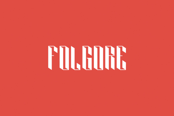 Folgore: A Dynamic Display Typeface for Bold Ideas