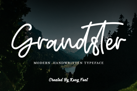Grandster: A Playful Handwritten Font for Creative Designs