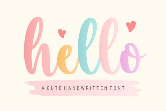 Hello: A Stylish Handwritten Font for Creative Projects