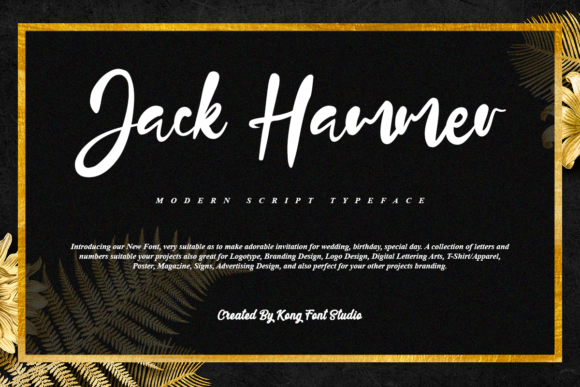 Jack Hammer: A Modern Playful Handwritten Font