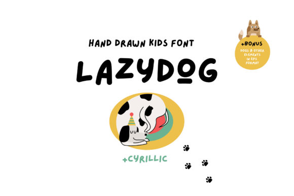 Lazydog: A Sweet and Friendly Handwritten Typeface