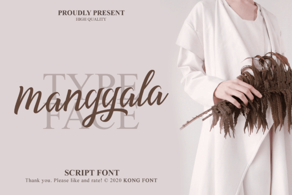 Manggala: A Playful Handwritten Font for Creative Projects