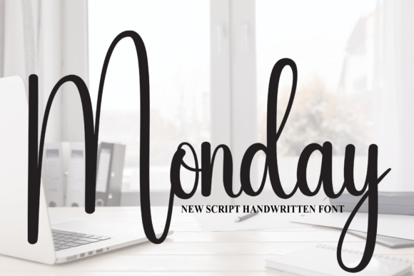 Monday: A Sweet Handwritten Font for Elegant Designs