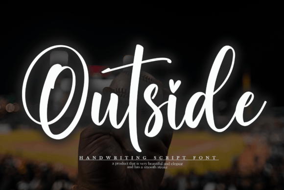Outside: A Friendly Handwritten Font for Creative Projects