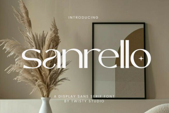 Sanrello: A Modern Display Font for Bold Branding