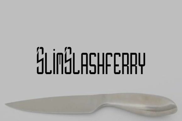 Slim Slashferry: Sleek Typography for Modern Designs