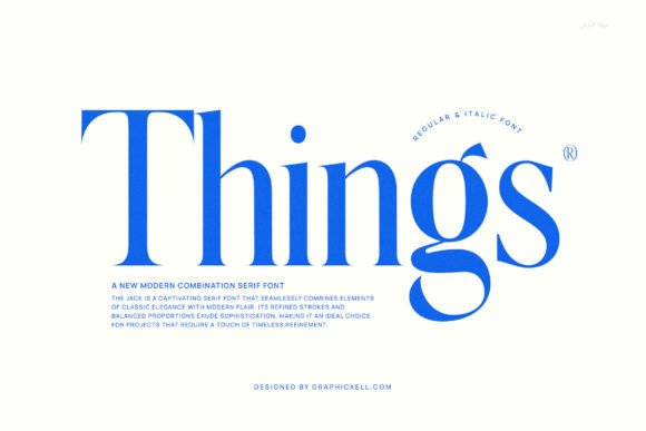 Things Serif Font: Modern Elegance for Your Designs