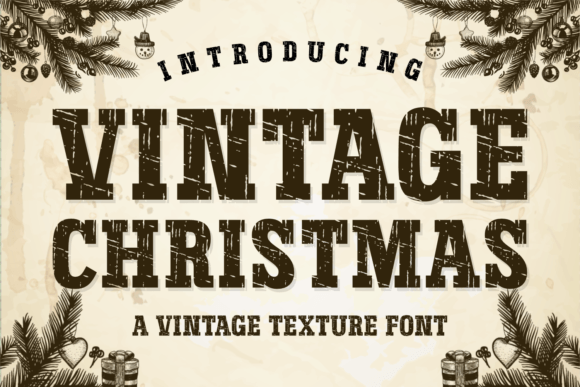 Vintage Christmas: A Timeless Typeface for Festive Charm